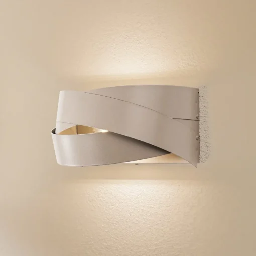 Euluna wandlamp Tornado, beige
