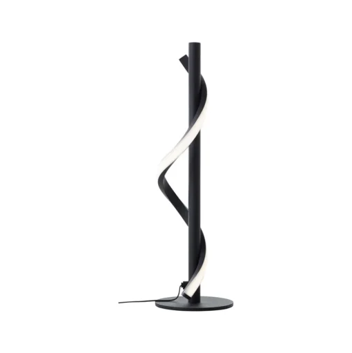 Eunice LED tafellamp, hoogte 40 cm, zwart, metaal