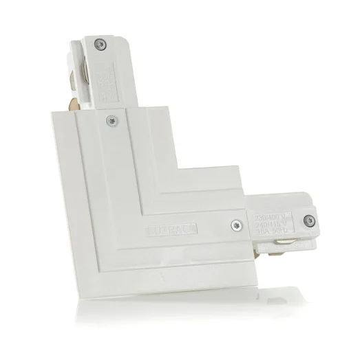 Eutrac L-connector aardedraad Innes, wit