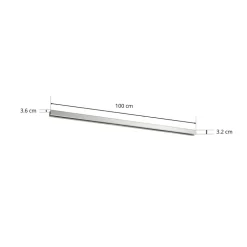 Eutrac Phase opbouwrups 1m, zilver
