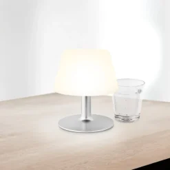 Eva Solo SunLight LED tafellamp op zonne-energie 16cm opaal