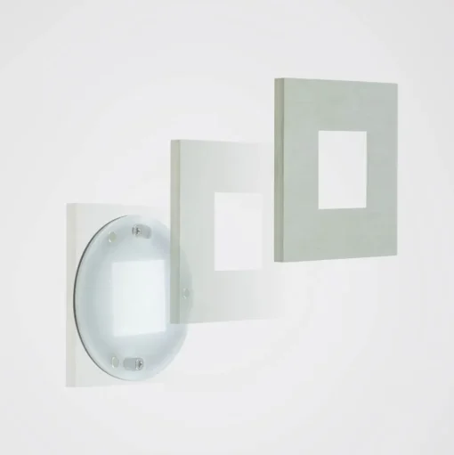 EVN LQ230 LED wand inbouwlamp direct RVS