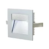 EVN P2140 LED wand inbouwlamp, 6.000 K, alu