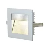 EVN P2140 LED wand inbouwlamp, 3.000 K, alu