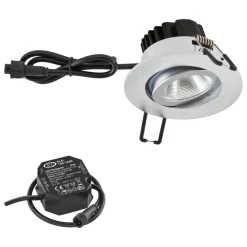 EVN PC65 inbouwlamp rond 3000K chroom mat