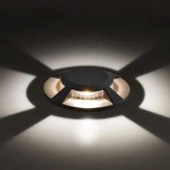 EVN Scopum LED inbouwlamp rond 4-voudig
