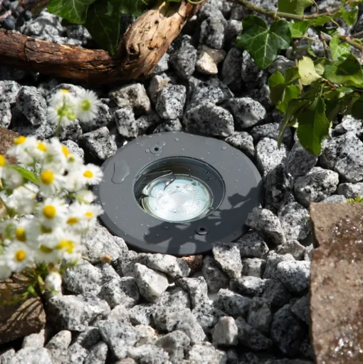 EVN Talpa grondspot inbouwlamp GU10 RVS rond