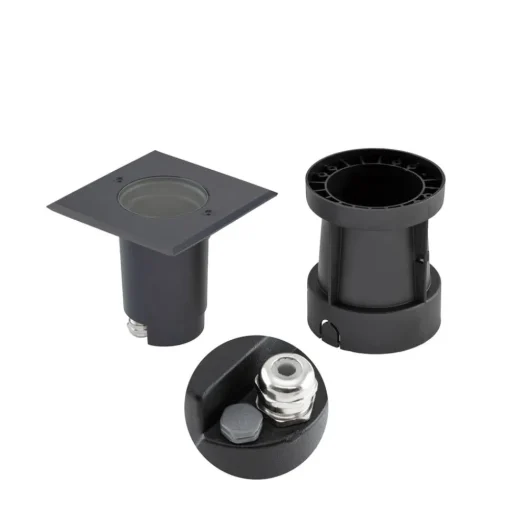 EVN Talpa grondspot inbouwlamp GU10 RVS hoekig