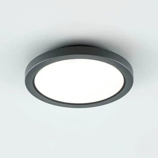 EVN Tectum LED buiten plafondlamp rond met glas