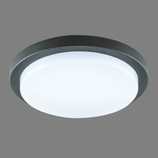EVN Tectum LED buiten plafondlamp rond, Ø 24,6 cm