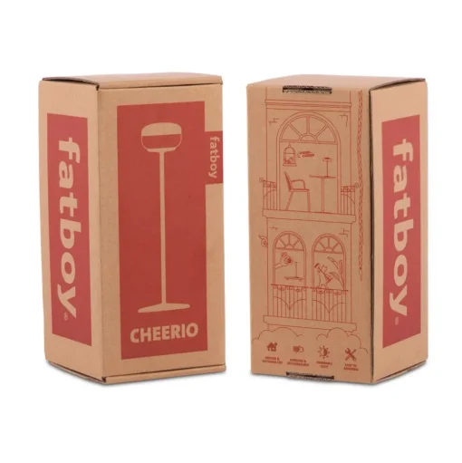 Fatboy LED oplaadbare tafellamp Cheerio, zwart, dimbaar, IP55