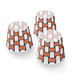 Fatboy mini Cappie kap, 3 per set, weave pumpkin