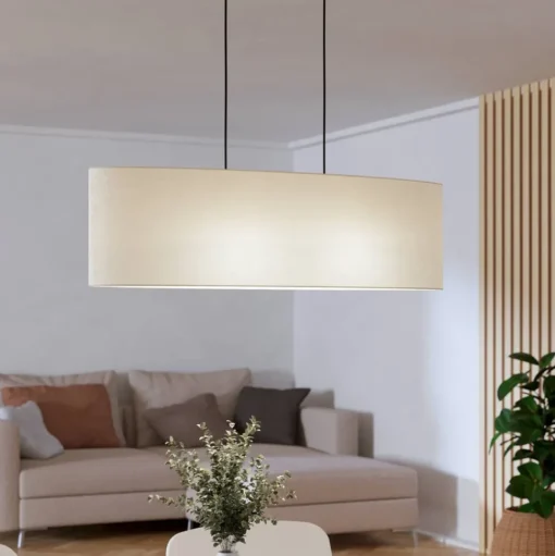 Febres hanglamp, zwart/wit, 2-lamps.