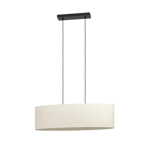 Febres hanglamp, zwart/wit, 2-lamps.
