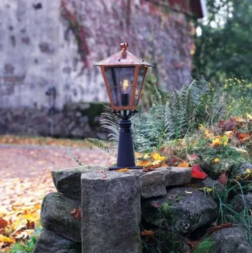 Fenix tuinpadverlichting in koper, 66,5 cm
