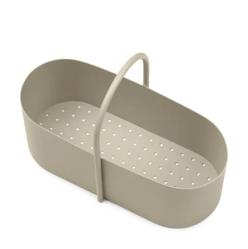 ferm LIVING Grib gereedschapskist, beige, 35 cm breed, ijzer