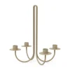 ferm LIVING Kandelaar Sway, beige, hoogte 30 cm, ijzer
