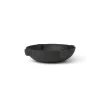 ferm LIVING Kandelaarschaal Groot, grijs, Ø 27 cm, keramiek