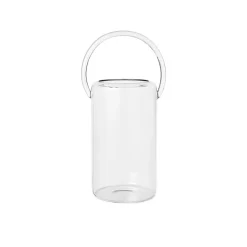 ferm LIVING lantaarn Luce, helder, hoogte 39,5 cm, glas