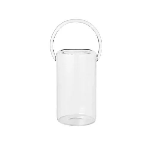 ferm LIVING lantaarn Luce, helder, hoogte 39,5 cm, glas