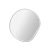 ferm LIVING wandspiegel Pond S, messing, Ø 50 cm, glas, hout