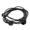 Fitting E27 met Ute kabel, 5 m, zwart