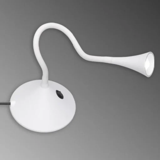 Flexibele LED tafellamp Viper in wit