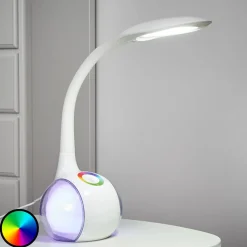 Flexibele LED-tafellamp Paula, wit