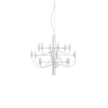 FLOS 2097/18 LED kroonluchter, heldere lampen, wit
