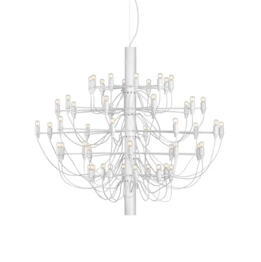 FLOS 2097/50 LED kroonluchter, helder, wit