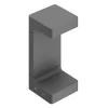 FLOS Casting C 100 sokkellamp 20 cm, antraciet