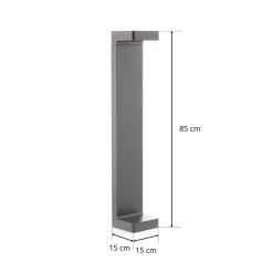 FLOS Casting C150 LED tuinpadverlichting, 85 cm 3.000 K