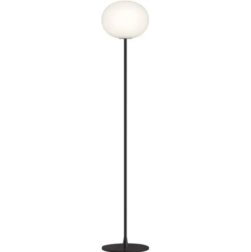 FLOS Glo-Ball F2 vloerlamp, zwart