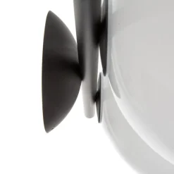 FLOS IC C/W1 Dubbele wandlamp zwart Ø 20 cm