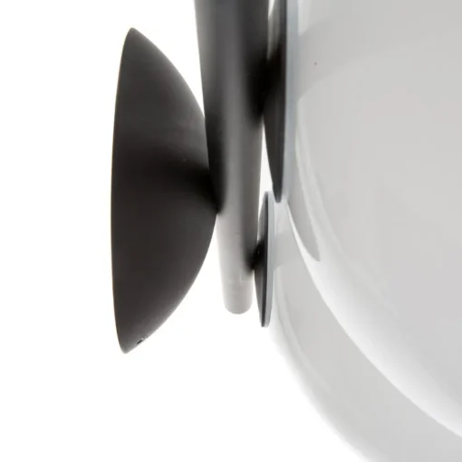 FLOS IC C/W1 Dubbele wandlamp zwart Ø 20 cm