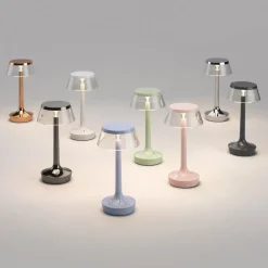 FLOS LED tafellamp Bon jour zonder stekker, chroom