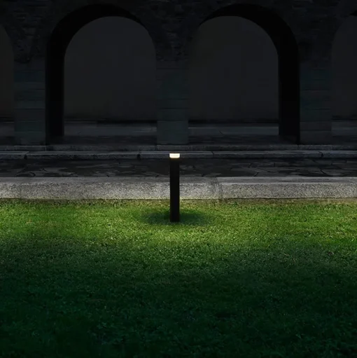 FLOS Pointbreak Bollard 2, 2.700K antraciet 90cm