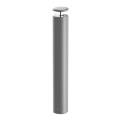 FLOS Pointbreak Bollard 2, 2.700 K grijs 90cm