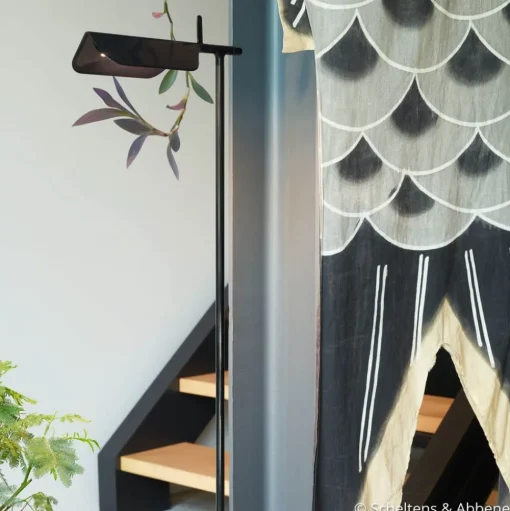 FLOS Tab LED vloerlamp, zwart
