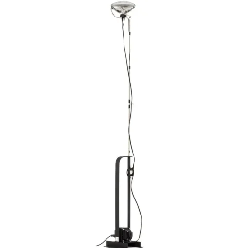FLOS Toio Limited Edition vloerlamp, zwart, metaal, 195 cm