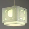 Fluorescerende hanglamp nachthemel groen