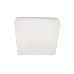 Folk LED buiten plafondlamp, 28 cm x 28 cm, wit, IP65