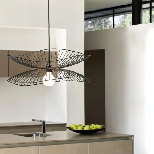 Forestier Libellule S hanglamp, 56 cm, zwart