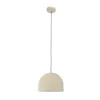 Forlight hanglamp Fres, beige, staal, Ø 30 cm