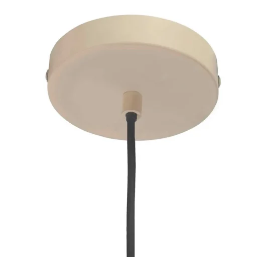 Forlight hanglamp Fres, beige, staal, Ø 30 cm