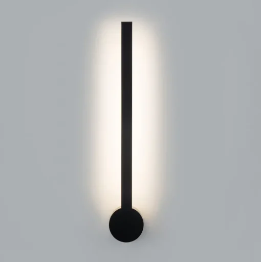 Forlight LED badkamer wandlamp Passeggio Nova, 40 cm, zwart