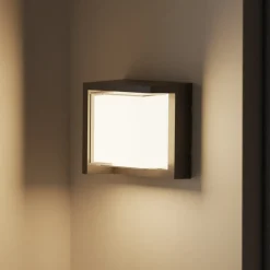 Forlight LED wandlamp Creu, lengte 17 cm, zwart