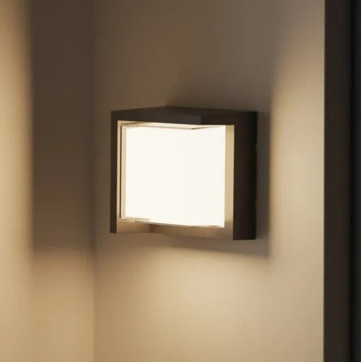 Forlight LED wandlamp Creu, lengte 17 cm, zwart