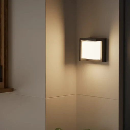 Forlight LED wandlamp Creu, lengte 17 cm, zwart