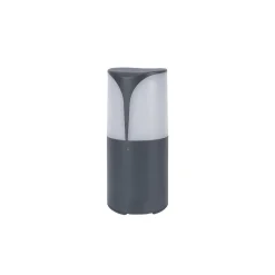 Forlight sokkellamp Astra, hoogte 30 cm, antraciet, aluminium
